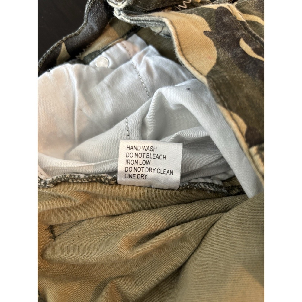 Lifted Anchors Custom Graphic Camo Cargo Men's Pants Size 34 Streetwear LA - Picture 15 of 15